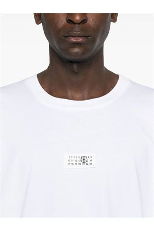 White cotton T-shirt MM6 MAISON MARGIELA | SH0GC0032S24312101